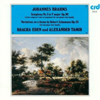 BRAHMS - Eden - Symphonie n°3 op.90 : version pour deux pianos